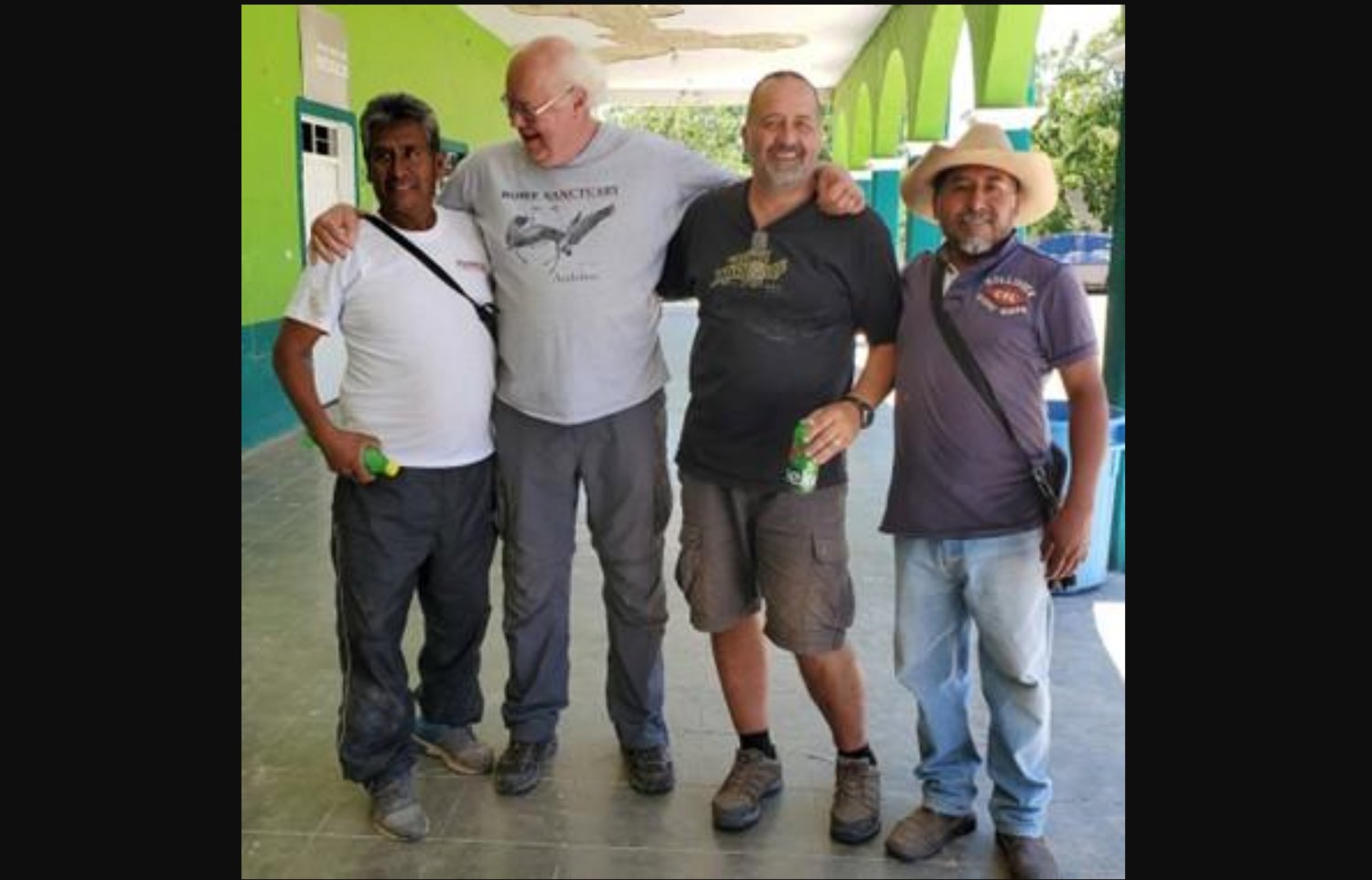 Larry McGee of Twin Cities Rotary is pictured second from left in this photo provided by Twin Cities Rotary. Over the last two years, Twin Cities Rotary has helped a village in Mexico called Plan del Vergel create and build a system to give the entire village clean water. Plan del Vergel is in Oaxaca State.